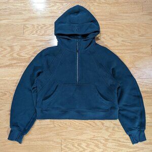Lululemon Scuba Oversized Half Zip Hoodie in Blue Borealis